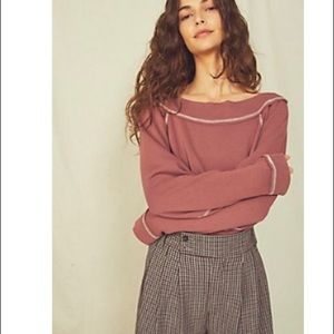 Free People you bet sweatshirt bodysuit